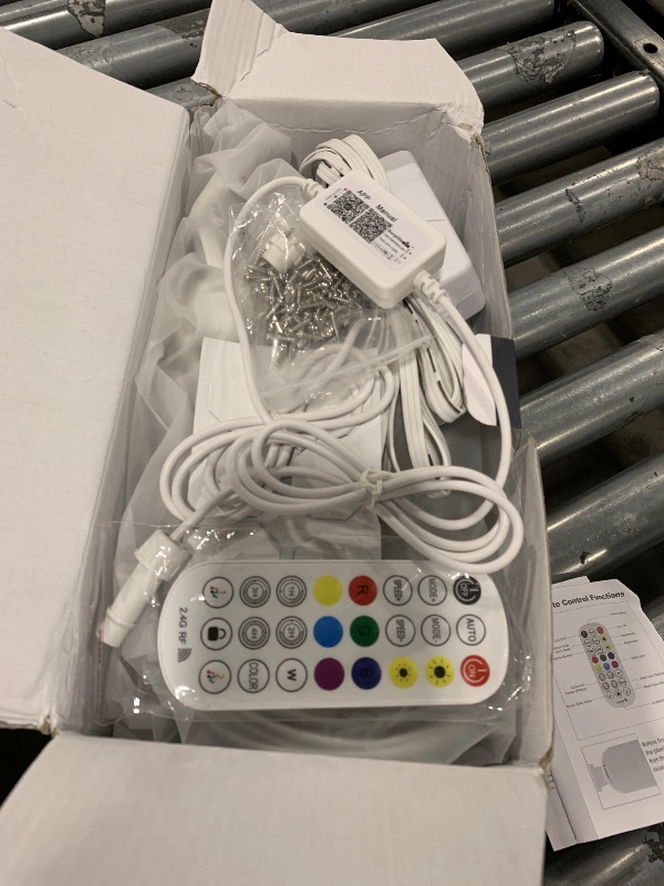 Photo 1 of Smart Permanent Outdoor Lights for House, 150ft with 72 Smart AI RGB+IC Smart Christmas Lights, 98 Scene for Halloween Christmas All Holiday Decor, IP67 Waterproof Work with Alexa, Google Assistant