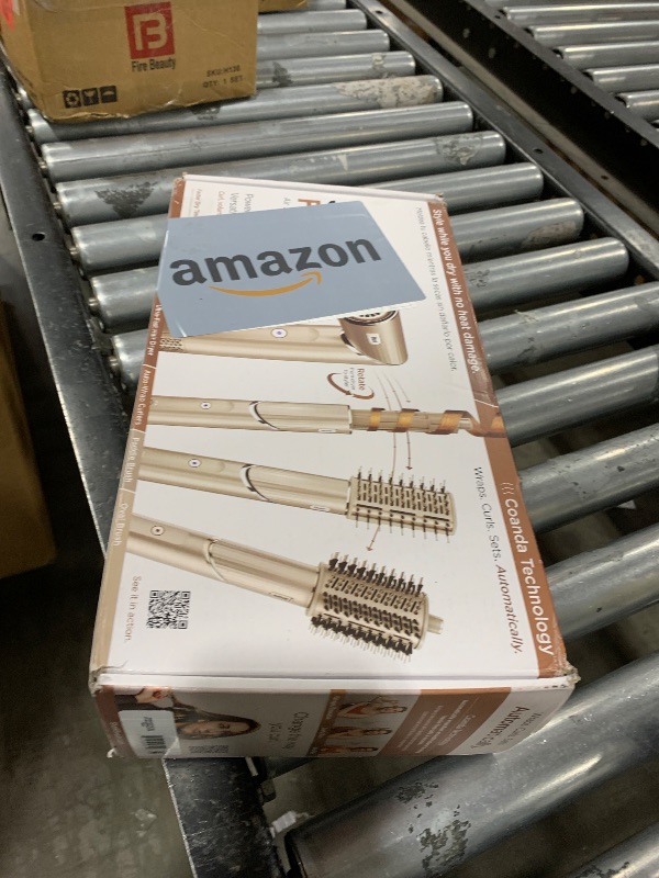 Photo 1 of Shark HD430 FlexStyle Air Styling & Drying System, Powerful Hair Dryer Brush & Multi-Styler with Auto-Wrap Curlers, Paddle Brush, Oval Brush, Concentrator Attachment, Stone