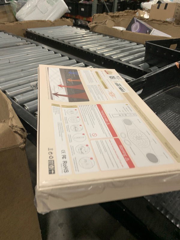 Photo 1 of NVBOTY LED Face Mask Light Therapy, 4 Modes Portable Red Light Therapy for Face, 2000mAh Rechargeable Remote, Blue, Orange, 850NM Infrared & Red Light Mask, 400 LEDs, Timing Function, at Home & Travel