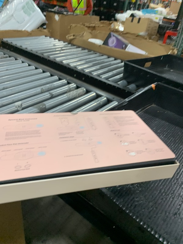 Photo 1 of NVBOTY LED Face Mask Light Therapy, 4 Modes Portable Red Light Therapy for Face, 2000mAh Rechargeable Remote, Blue, Orange, 850NM Infrared & Red Light Mask, 400 LEDs, Timing Function, at Home & Travel