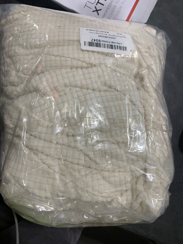 Photo 1 of FantasDecor Right Chaise Lounge Cover Stretch Chair Lattice Slipcover with Armrests for Living Room Bedroom Right Arm Soft Jacquard Fabric Machine Washable, Ivory,Right Chaise