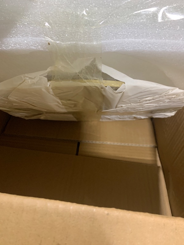 Photo 1 of **FOR PARTS ONLY**- MISSING FLOWER LAMPSHADE- QIYIZM Gold Floor Lamp with Table and Shelves for Living Room Bedroom,Glass Standing Lamp with Remote Dimmable,Boho Brass Tall Lamp Vintage Farmhouse Arc Flower Floor Light Bohemian