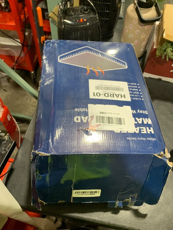 Photo 1 of Easthome Heated Mattress Pad Queen Size - Embossed Electric Mattress Pad Cover Dual Control - 1-10 Hours Auto Shut Off with Deep Pocket White