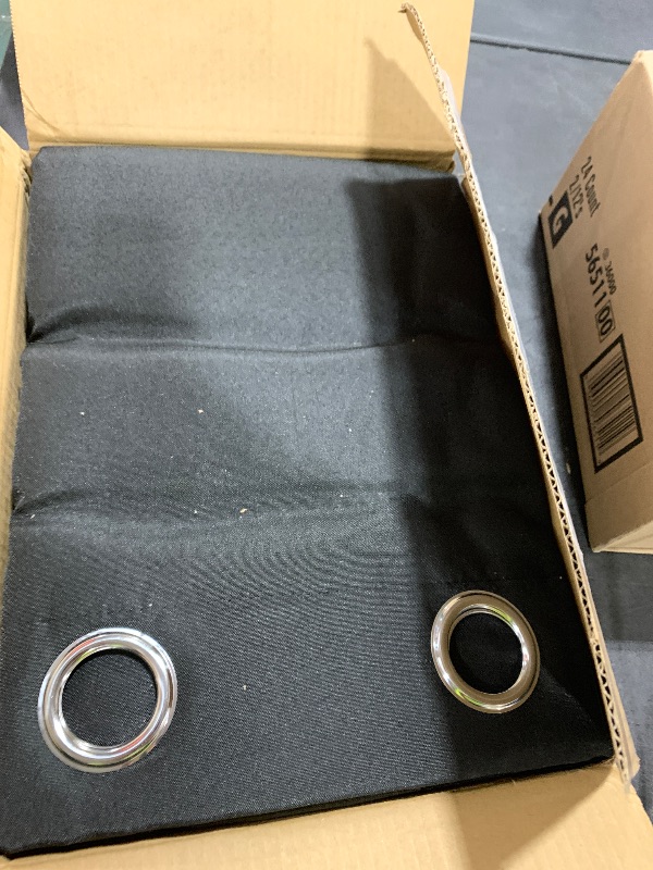 Photo 1 of HolidayIdeas Waterproof Outdoor Curtains for Patio, 6 Panels - 54x120 Inches - Weatherproof Privacy Outsides Curtains for Backyard Porch Gazebo, Sunlight & UV Blocking (Black, Grommet Top)