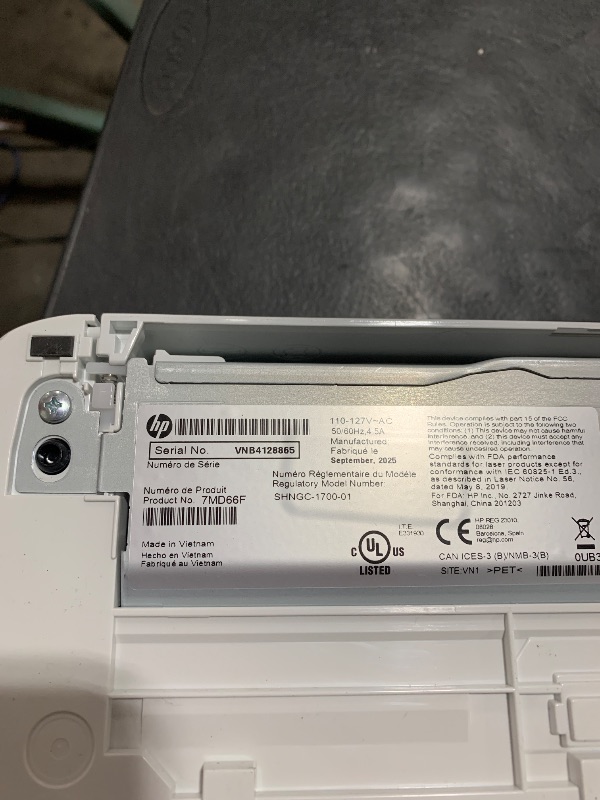 Photo 1 of HP Laserjet M110w Wireless Black & White Printer, Print, Fast speeds, Easy Setup, Mobile Printing, Best-for-Small Teams