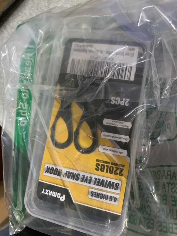 Photo 1 of [Extra Sturdy] 2Pcs 4.6” Stainless Steel Swivel Eye Snaps, 220 LBS Capacity Heavy Duty Flag Clips, Multipurpose Swivel Clips, Great for Marine, Sports, Luggages, Pets, Swings, Keychains