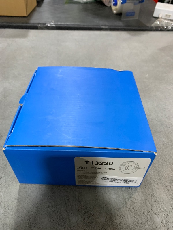 Photo 1 of Replacement for Delta Classic 13 Series Single-Function Trim Kit, T13020 Chrome Shower Handle, Fit Delta Shower Valve R10000 Series (Cartridge Included)