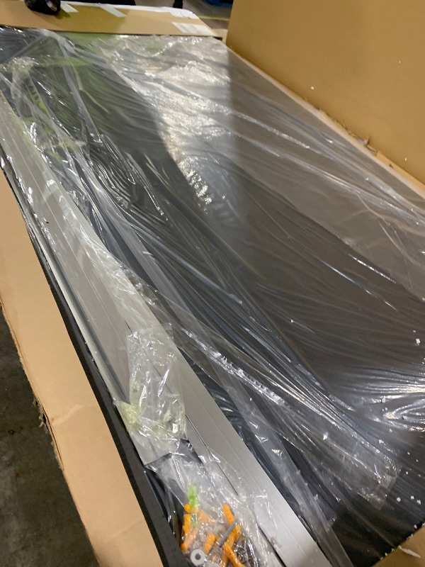 Photo 1 of InfiniGlass Home Gym Mirror - 80x40 Inch,3PCS Frameless Tempered Glass Full Body Mirror for Wall Mount - Ideal for Yoga, Workout, Bedroom, Dance Studio (Silver)