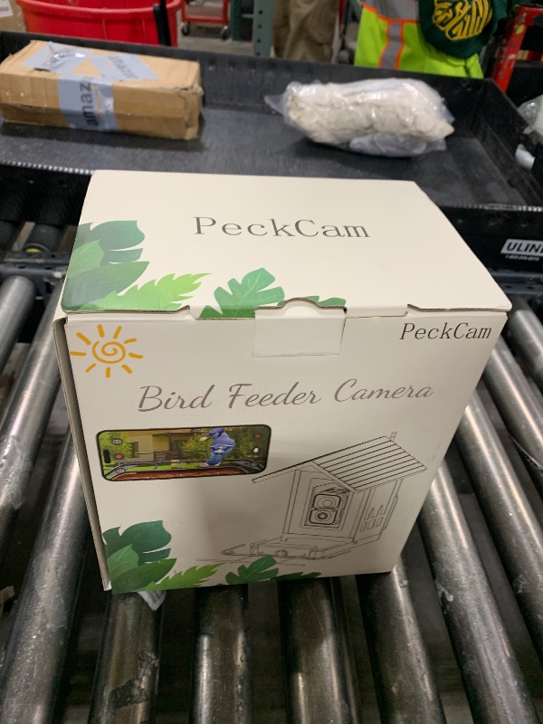Photo 1 of PeckCam® Bird Feeder with Camera, AI Identify 10000+ Birds, 2K HD Video Bird Camera Live with Solar Panel, 32GB Card & DIY Add-ons, Smart Birdhouse Camera for Outdoor, Gift for Birds Lover, Metal