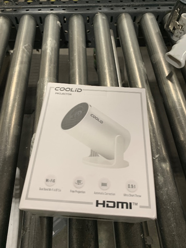 Photo 1 of [Built-in Apps & 2025 Upgraded] Mini Projector Support 4K 1080P Auto Keystone 180° Rotatable with WiFi 6 and Bluetooth 5.4, Projector Portable Compatibile with HDMI/TV Stick/Memory Stick/Laptop-Black