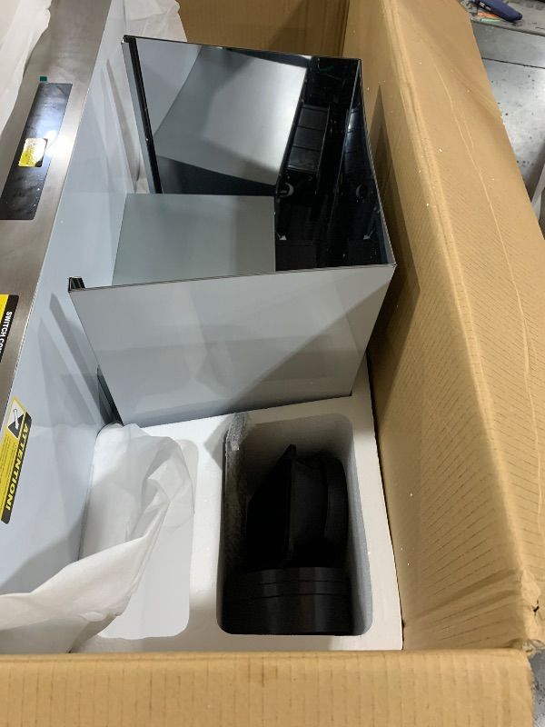 Photo 1 of 36 inch Range Hood Wall Mount, 1200 CFM with 4-Speed Gesture Sensing & Touch Control, Stainless Steel Kitchen Stove Vent Hoods with 2 LED Lights, Time Setting, Dishwasher-Safe Baffle Filters