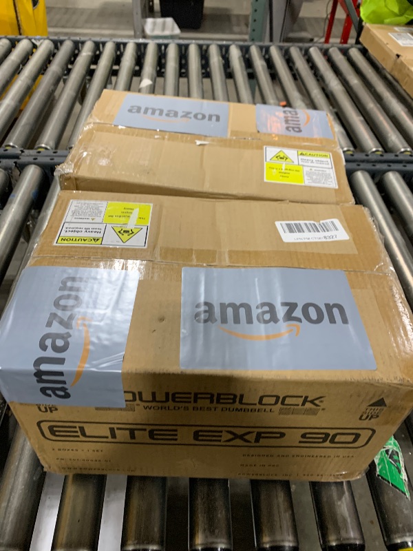 Photo 1 of PowerBlock Elite EXP Adjustable Dumbbells, Sold in Pairs, Stage 1, 5-50 lb. Dumbbells, Durable Steel Build, Innovative Workout Equipment, All-in-One Dumbbells, Expandable with Expansion Kits