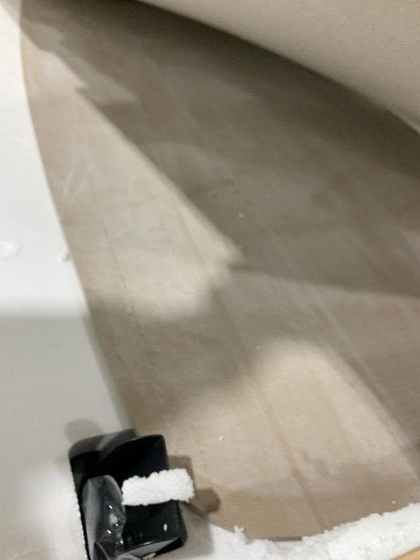 Photo 1 of 46" Sintered Stone Dining Table, Modern Horse Belly Type White Kitchen Table with Sturdy Metal Legs, Durable & Scratch-Resistant Surface for Dining Room/Kitchen/Office?Chairs not Included? (46 inch)