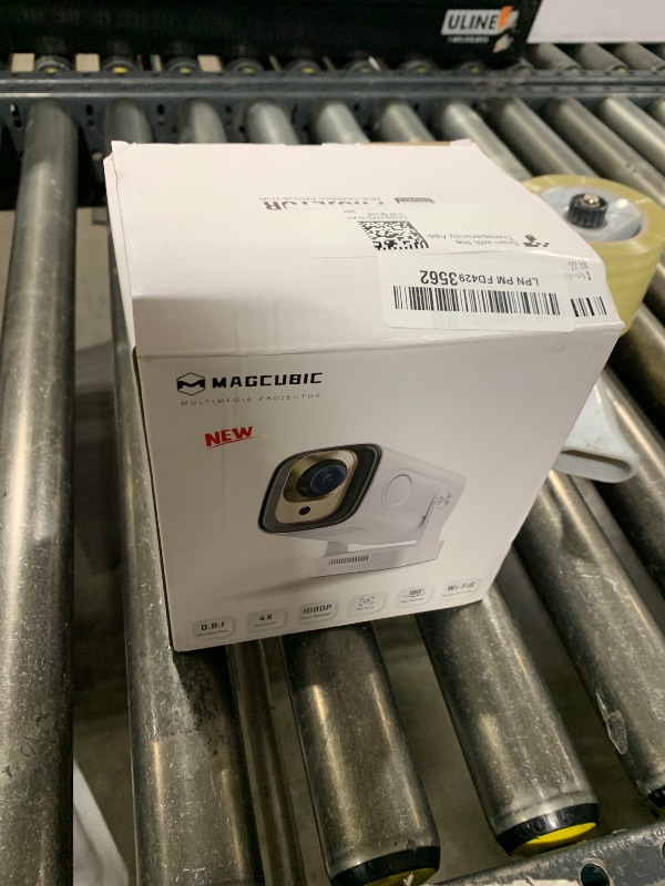 Photo 1 of ?Auto Focus&1080P?Magcubic Mini Smart Projector with 4K Support, Portable Projector with Wifi and Bluetooth, 5W Speaker, Built in Apps, Voice Control, Outdoor Movie Projector