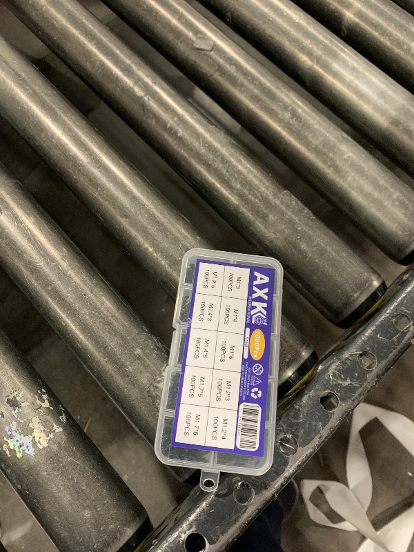 Photo 1 of 1000PCS Micro Self Tapping Screws Kit (M1/M1.2/M1.4/M1.7) - Phillips Round Head Carbon Steel Black Screws for Electronics & Woodworking