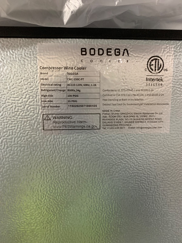 Photo 1 of BODEGA 24 Inch Wine and Beverage Refrigerator, Dual Zone Wine and Bar Beverage Cooler, Commercial Black Bar Cooler With 2 Glass Doors, Bar Fridge Hold 19 Bottles and 57 Cans,Built-In or Freestanding.