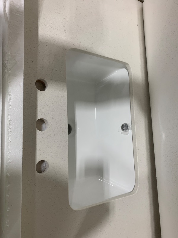 Photo 1 of DWVO 40 Inch Black Floating Bathroom Vanity, Wall Mounted Bathroom Vanity with White Quartz Stone Countertop and Ceramic Basin Sink Bathroom Cabinet with 2 Drawers & 2 Storage Cabinets