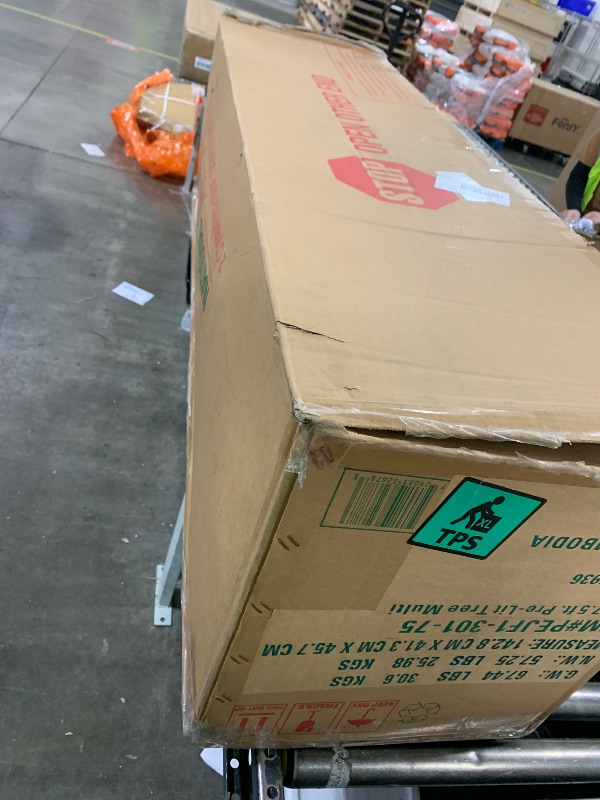 Photo 1 of National Tree Company 7.5 ft Pre-Lit Jersey Fraser Fir Full Artificial Christmas Tree, 1,250 Multicolor Lights, 3,144 Tips, Includes Stand, Green