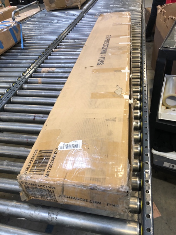 Photo 1 of *BOX 2 of 2 ONLY* ___PVWIIK Twin Over Twin Wood Bunk Bed with 2 Drawers for Girls,Boys,Convertible into 2 Beds,Wood Bunk Bed with Ladder and Safety Guardrails,No Box Spring Needed, White