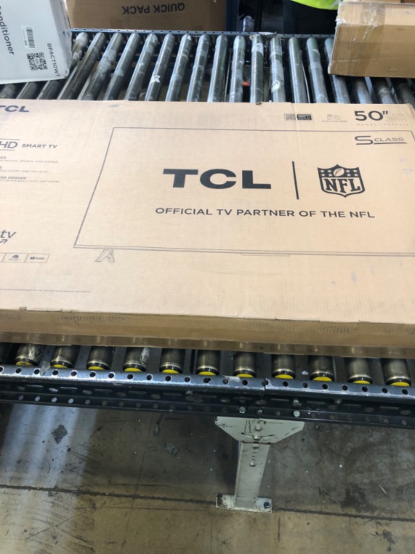Photo 1 of *SOLD FOR PARTS*SEE NOTES** TCL 50-Inch Class S5 UHD 4K LED Smart TV with Fire TV (50S551F, 2024 Model), Dolby Vision, HDR PRO+, Dolby Atmos, Alexa Built-in with Voice Remote, Apple AirPlay 2 Compatibility, Streaming Television