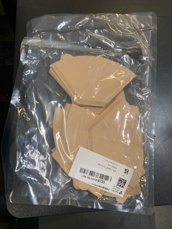 Photo 1 of 100 Count Coffee Filter #2, 2 Cone Coffee Filters Unbleached Natural 2 Cone Filters Paper Compatible with Drip and Pour Over Coffee Maker