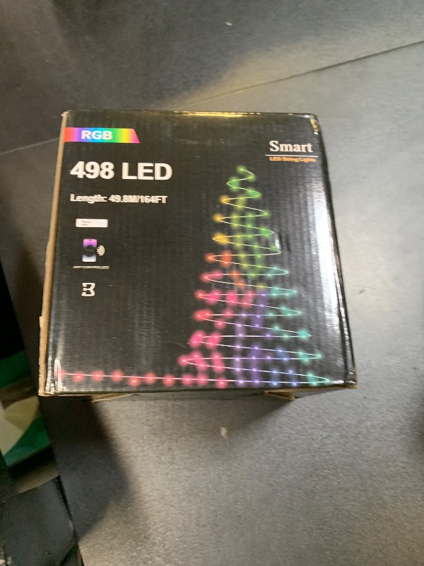 Photo 3 of Brizled Smart String Lights, 165ft 500 LED RGB String Christmas Lights App Controlled, Dimmable Outdoor Mini Light, Color Changing Christmas Tree Light Works with Alexa & Google Home