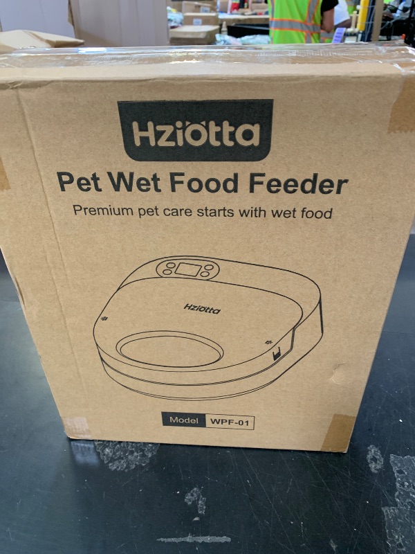 Photo 1 of Refrigerated Automatic Cat Feeder Wet Food with Semiconductor Cooling, No Ice Packs 48H Fresh Keeping, Removable Dual-Section Tray, 4-Meal Timer for Portion Control, Work Schedules & Weekend Travel