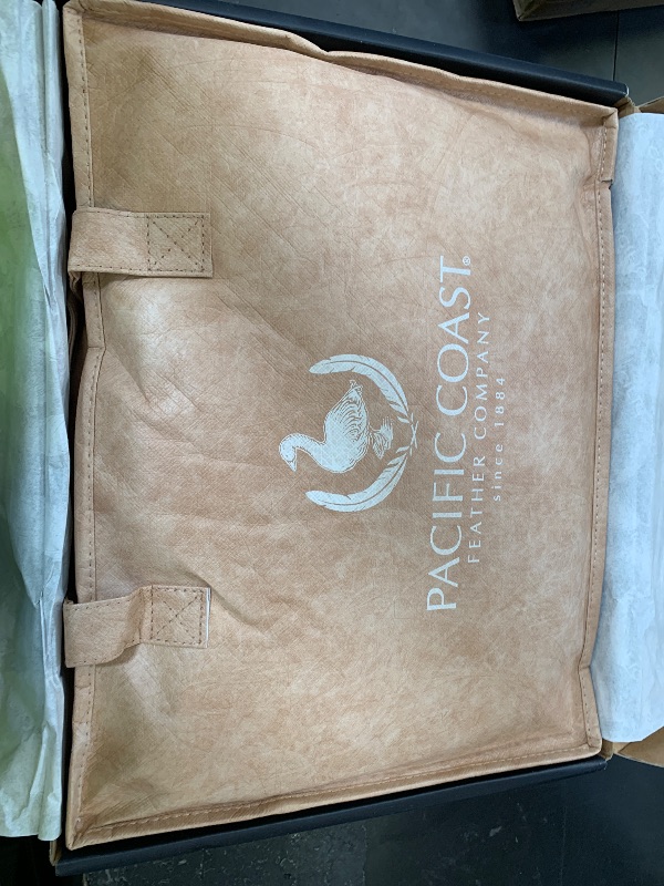 Photo 1 of Pacific Coast Down Pillow Queen Size 1 Pack, White Goose Down Pillow, Ultra Plush Support for Stomach Sleepers, Soft Supportive, 450 Thread Count 100% Cotton Jacquard Fabric, Downproof