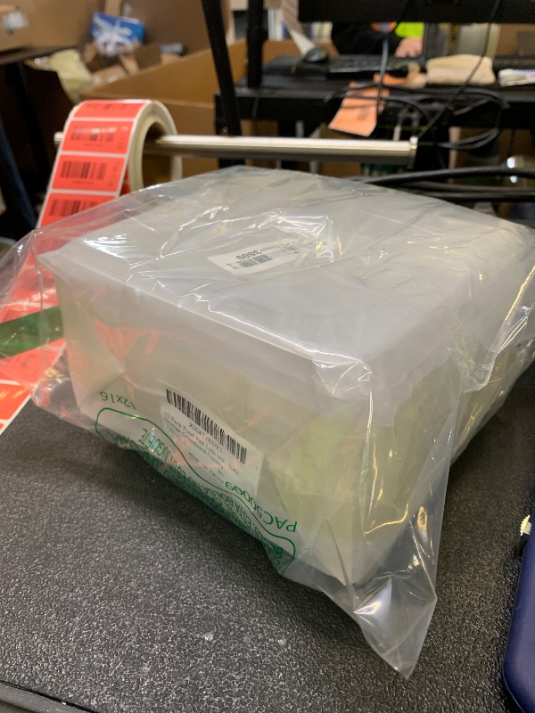 Photo 1 of 10 Pack Food Pan Lids with Handle 1/6 Size Clear Plastic Universal Food Pan Lid, 6.9 x 6.3 Inch for Fruits and Vegetables Storage Containers Covers