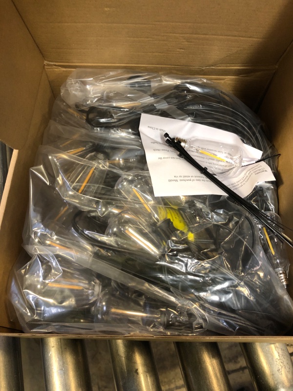 Photo 1 of 100 ft LED Outdoor String Lights with ST38 Bulbs