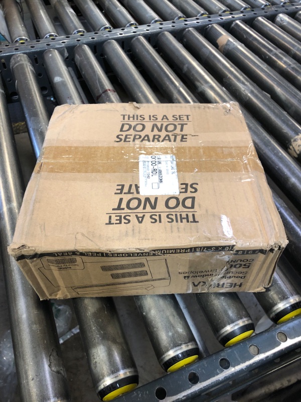 Photo 1 of #9 Double Window Security Envelopes, HERKKA No.9 Double Window Business Envelopes Designed for Quickbooks Invoices and Business Statements - Number 9 Size 3 7/8 Inch X 8 7/8 Inch - 24 LB - 500 Pack