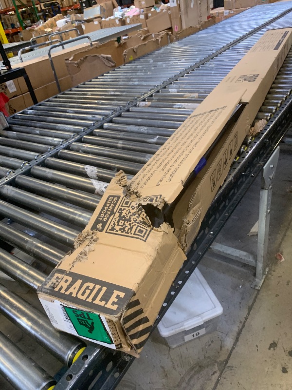 Photo 1 of 100 Inch Indoor and Outdoor Projector Screen with Stand for Movies or Presentations - HD Premium 16:9 Folding Free Tripod Screen with Carry Bag and Straps, Matte