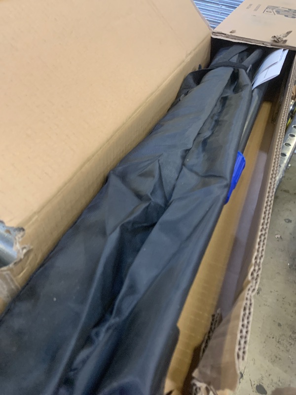 Photo 1 of 100 Inch Indoor and Outdoor Projector Screen with Stand for Movies or Presentations - HD Premium 16:9 Folding Free Tripod Screen with Carry Bag and Straps, Matte