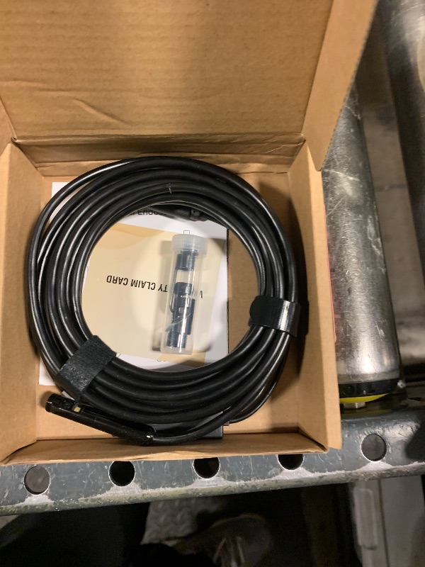 Photo 1 of [Dual-Lens] Endoscope Camera with Light, 1920P HD Borescope with 8+1 Adjustable LED Lights, IP67 Waterproof Inspection Camera 16.5FT Semi-Rigid Snake Cord for iOS & Android (2 Interface)