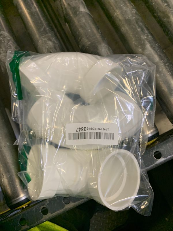 Photo 1 of (2" PVC Elbow, 3 Pack) Asterbacks 2 inch PVC 90 Degree Elbow Schedule 40 White Pipe Fittings Connectors PPT-877(3 PCS)