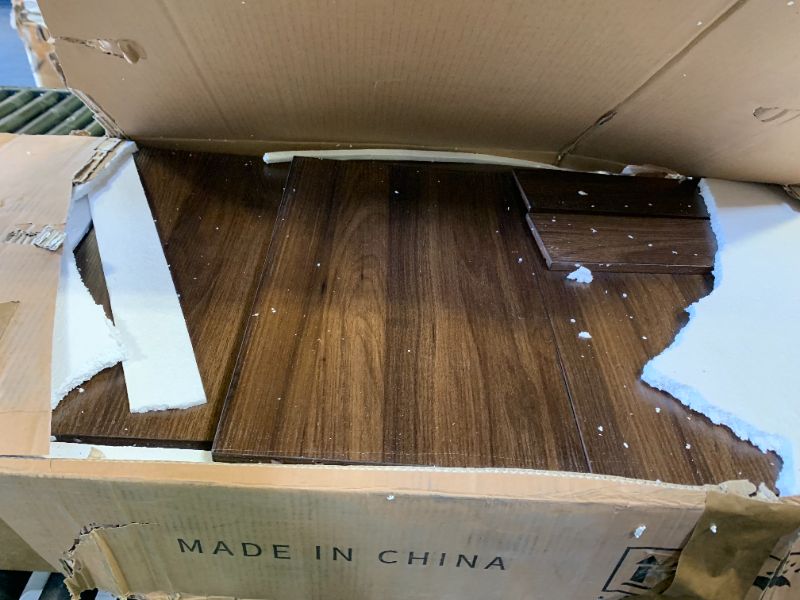 Photo 1 of YITAHOME Hall Tree with Bench and Shoe Storage, Hallway Tree with Adjustable RGB LED Light, Sliding Barn Doors and 10 Hooks, Coat Rack for Front Door Entrance Entryway Mudroom Bedroom, Rustic Brown