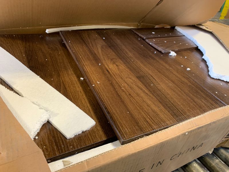 Photo 1 of YITAHOME Hall Tree with Bench and Shoe Storage, Hallway Tree with Adjustable RGB LED Light, Sliding Barn Doors and 10 Hooks, Coat Rack for Front Door Entrance Entryway Mudroom Bedroom, Rustic Brown