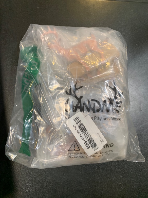 Photo 1 of 10pcs Forest Animals Figures, Woodland Creatures Figurines, Miniature Toys Cake Toppers