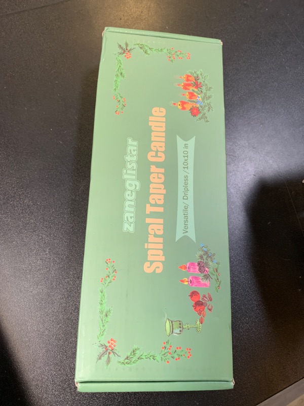 Photo 1 of 10 Inch White and Pink Spiral Taper Candle Set, 10 Pack Unscented Dripless Candlesticks for Dinner Baby Shower Party Brithday Wedding and Home Decoration