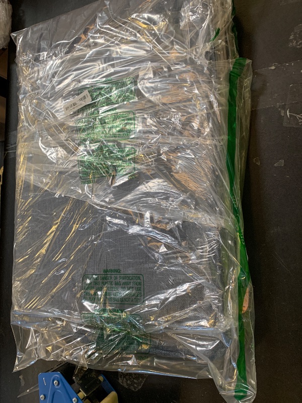 Photo 1 of 100L Large Storage Bags,Stackable Clothes Storage Bins with Hold Shape Metal Frame,Foldable Closet Organizer Containers with Zipper,Clear Window,Thick Fabric for Seasonal Clothing (Navy 4 Pack)