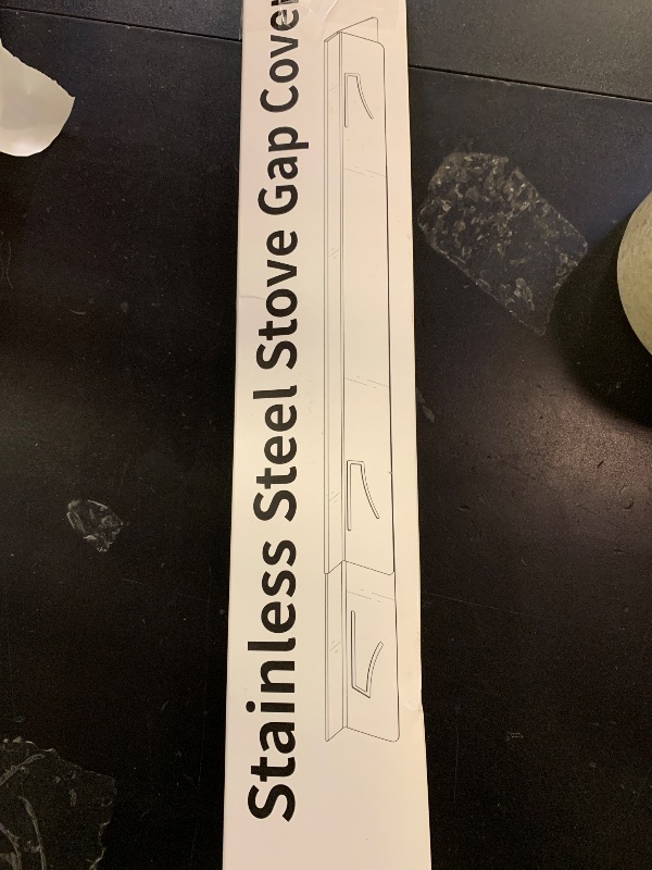 Photo 1 of 16.5"-32" Stove Counter Gap Covers, Stainless Steel Stove Guard, Cooktop Trim Kit, Stove Gap Guards, Oven Gap Filler, Heat Resistant & Effectively Protect Stove Gap Filler, Silver (2PCS)