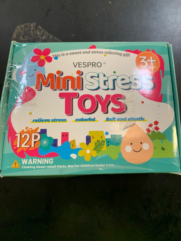 Photo 1 of 12 Pcak Fidget Stress Balls, Slow Rising Stress Ball for Kids Adults,Hand Therapy Sensory Squishy Ball,Bulk Squishy Squeeze Ball Set and Birthday Party