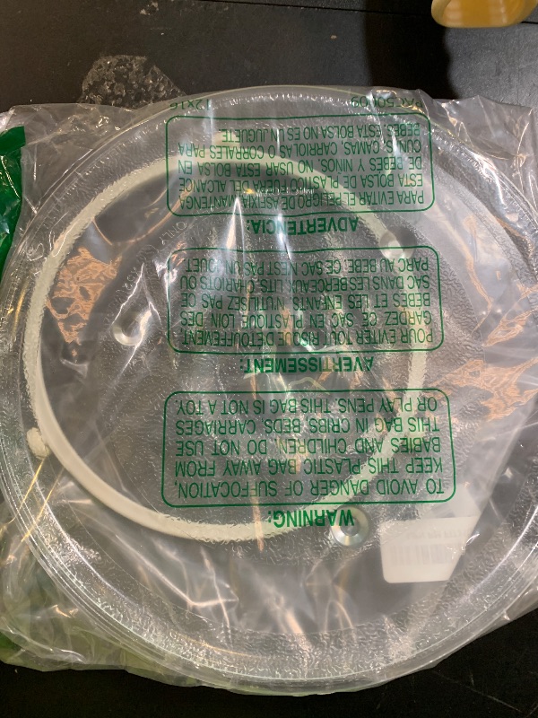 Photo 1 of 10.5" Universal Microwave Plate Replacement Glass Turntable | Fits GE, Panasonic, Magic Chef, Hamilton Beach, Oster, and More