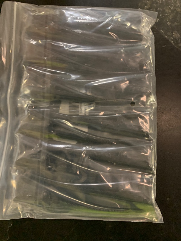 Photo 1 of 12 Pack Alligator Hair Clips for Styling Sectioning Salon Hairstyle, GLAMFIELDS 5 inch Non-Slip Black Duckbill Metal Teeth Clips for Women Girls Thick Hair