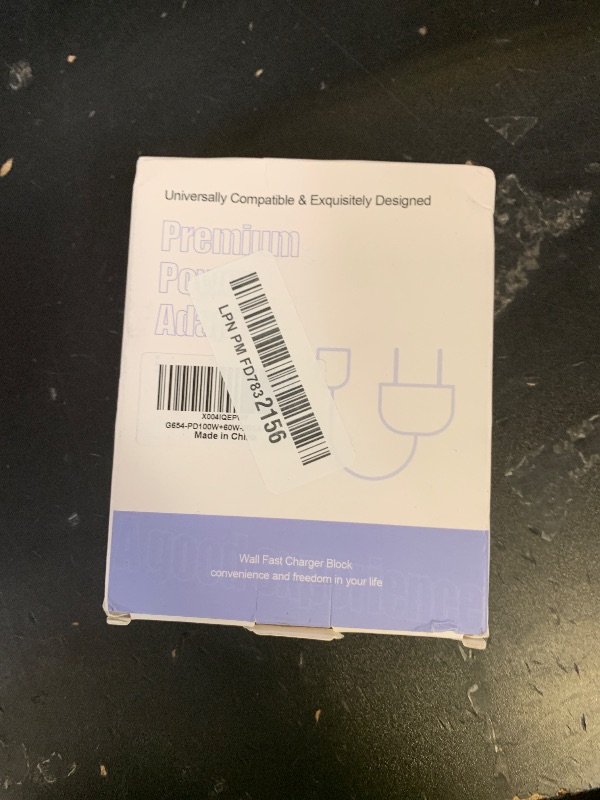 Photo 1 of 100W USB C Charger Block,3 Port GaN+ USB-C Wall Charger,100watt Type C Multi Port Power Super Fast Charging Block Adapter&6FT Cable for iPhone 17/16/15 Air Pro Max Plus, iPad,Samsung Galaxy,MacBook