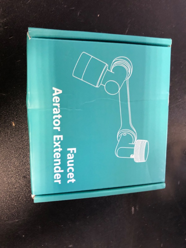 Photo 1 of 1080°Swivel Faucet Extender with Filter, Sink Water Faucet Aerator Extension in Brass, Swivel Robotic Arm Bathroom Faucet Extender, Kitchen Rotating Extension with 2 Mode Splash