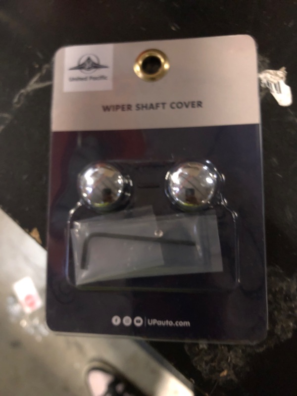 Photo 1 of 110823 Chrome Wiper Shaft Cap For 0.55 Inch Dia Shafts