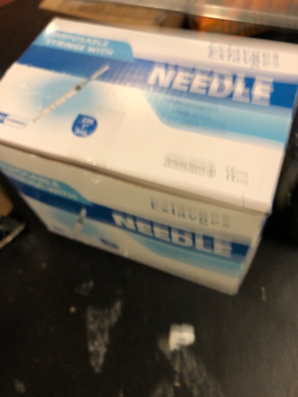 Photo 1 of 100 Pack Disposable 3ml/cc Lab Syringes with 23Ga 1 Inch Needle Luer Lock, Individually Sealed Packed