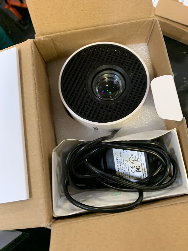 Photo 1 of [Built-in Apps & 2025 Upgraded] Mini Projector Support 4K 1080P Auto Keystone 270° Rotatable with WiFi 6 and Bluetooth 5.4, Projector Portable Compatibile with HDMI/TV Stick/Memory Stick/Laptop-White