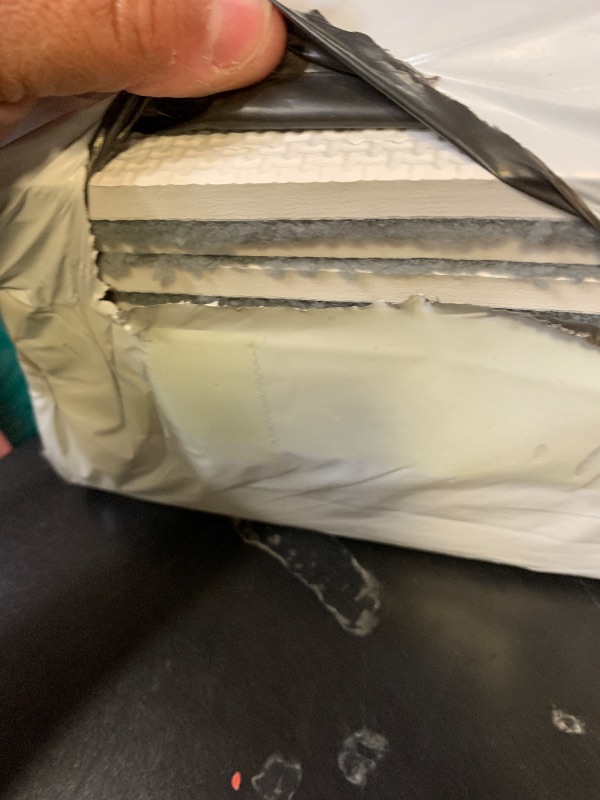 Photo 1 of 12 Pcs Kids Foam Interlocking Carpet Tiles with Border, Thick Carpet Squares Plush Floor Playmats Baby Crawling Rug - 49" x 37",Grey (Grey, 12 Tiles)